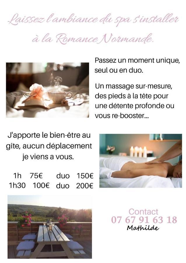 La Romance Normande Gite Balneo, Massages, 2 Pers. Les Authieux-sur-Calonne Exterior foto